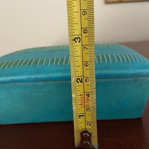 RARE Alvino Bagni for Raymor Bitossi Sea Garden Turquoise  Box Made in Italy - Picture 10 of 11